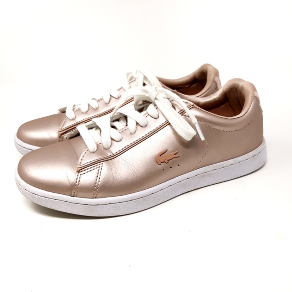 lacoste carnaby evo rose gold